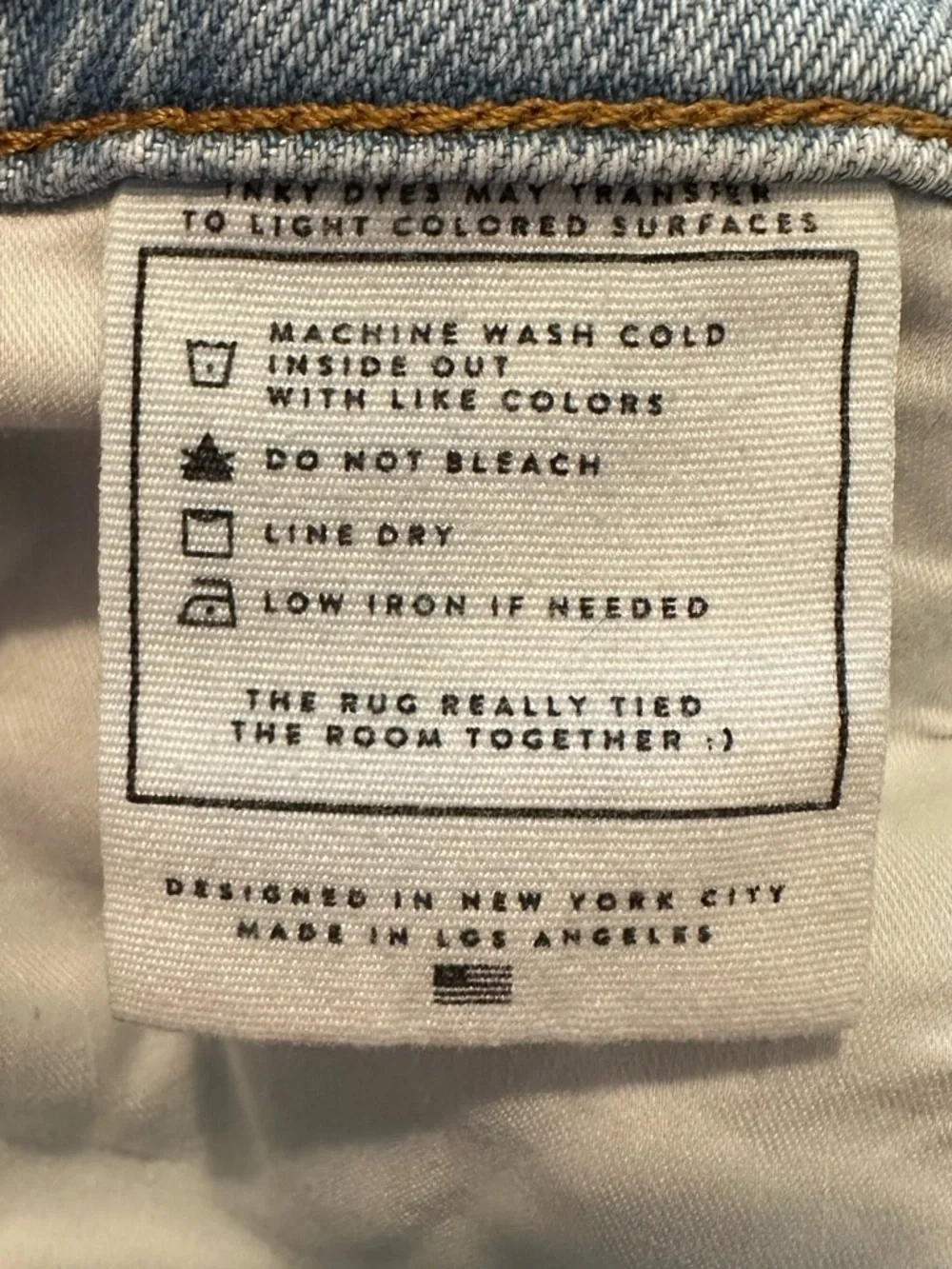 AYR The Secret Sauce Jeans in Hero Baby Light Wash Straight Size 27 R Regular - Picture 10 of 10